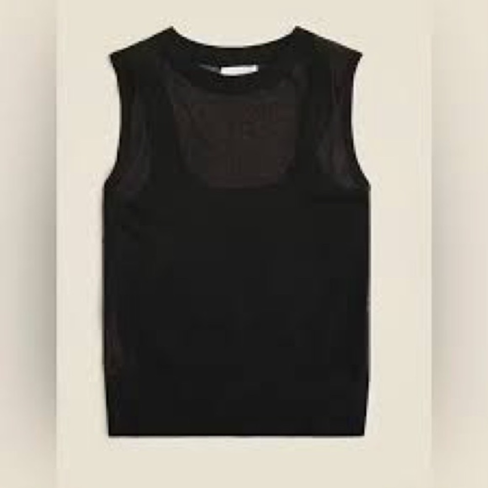 J. Crew Gauzy Sweater Shell